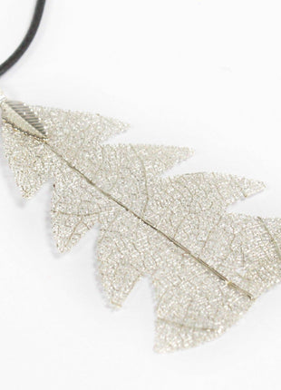 Necklace - Festive Fir - Silver