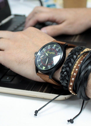 Mens Bracelet Sets - Tanned & Interesting (asst)