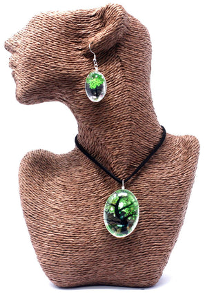 Pressed Flowers - Tree of Life set - Green