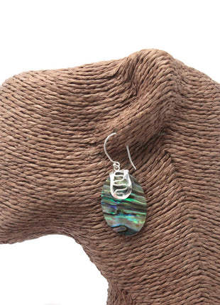 Shell & Silver Earrings - Flip-flops- Abalone