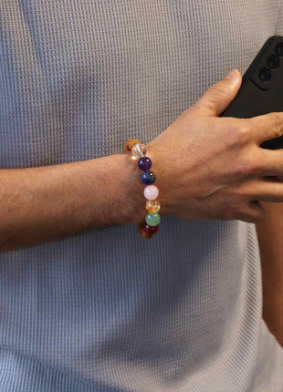 Cedarwood & Seven Chakra Bangle