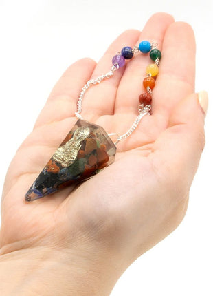 Orgonite Power Chakra Pendulum - Buddha