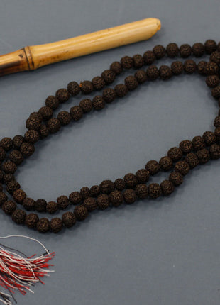 108 Rudraksha Mala - Dark