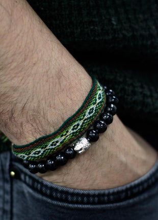 Darkwood Beads & Buddah Bangle