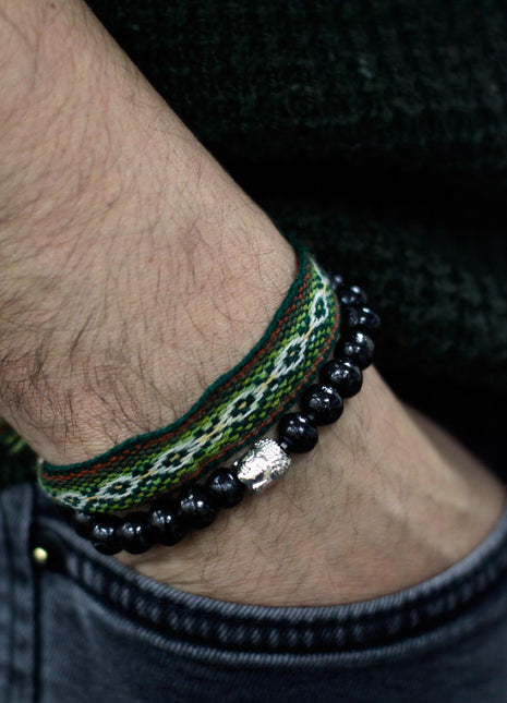 Darkwood Beads & Buddah Bangle