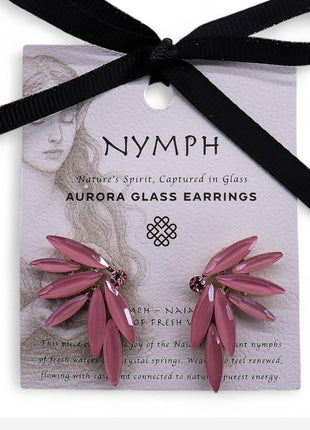 Soft Pink - Vintage Glass - Faries - Earrings