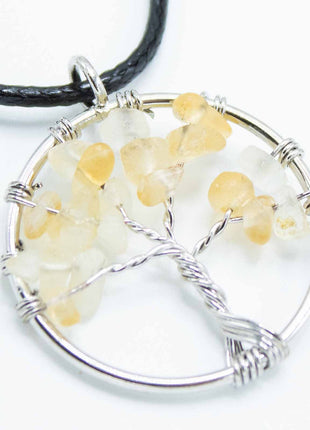 Tree of Life Pendant - Carnelian