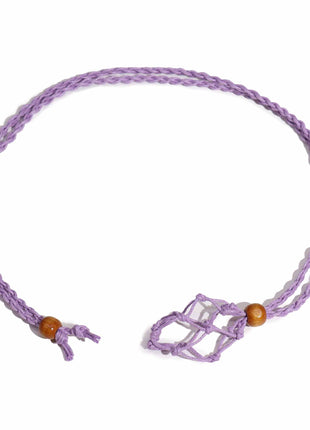 Crystal Gemstone Necklace Cord 45cm/18inch - Purple