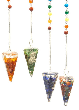 Orgonite Power Chakra Pendulum - Buddha