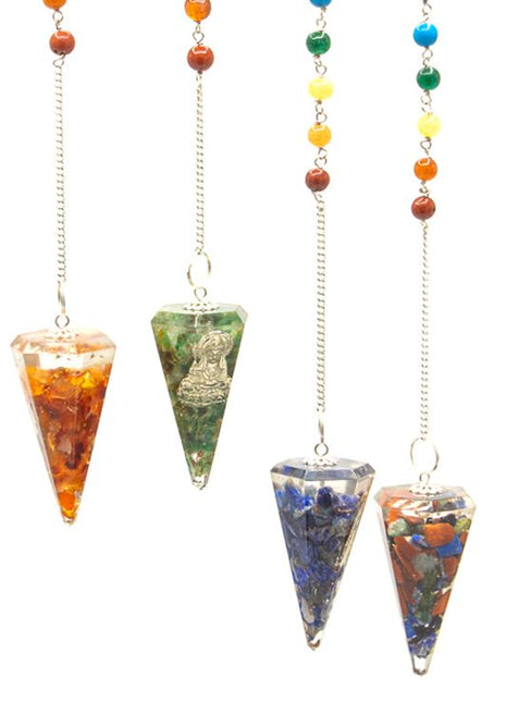 Orgonite Power Chakra Pendulum - Buddha