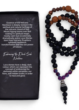Essence of the Volcano Necklace - Embracing the Dark Side
