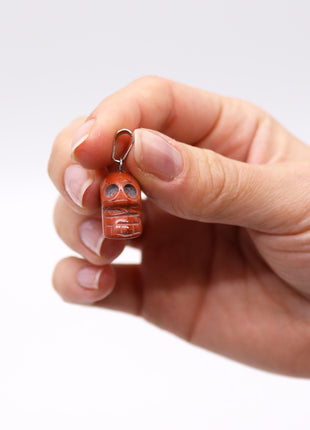 Gemstone Mini Skulls Pendants (12 assorted)  20x15mm