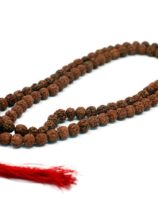 108 Rudraksha Mala - Brown