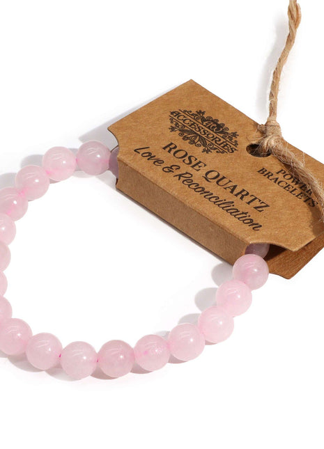 Power Bracelet - Rose Quartz