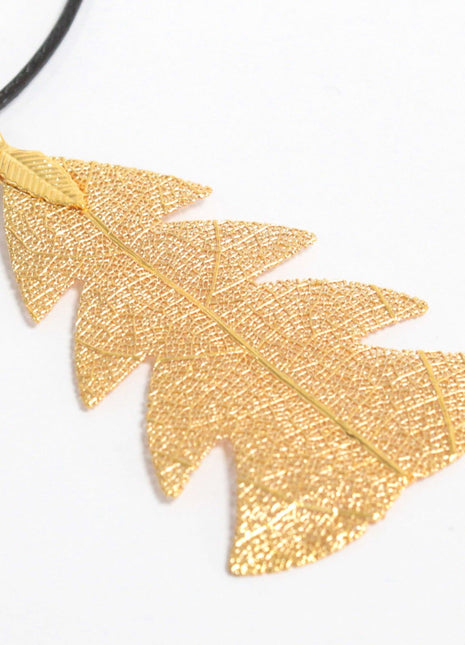 Necklace - Festive Fir - Gold
