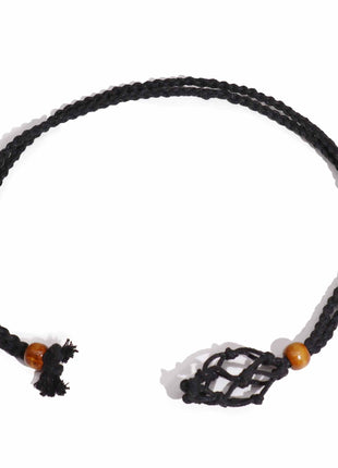 Crystal Gemstone Necklace Cord 45cm/18inch - Black