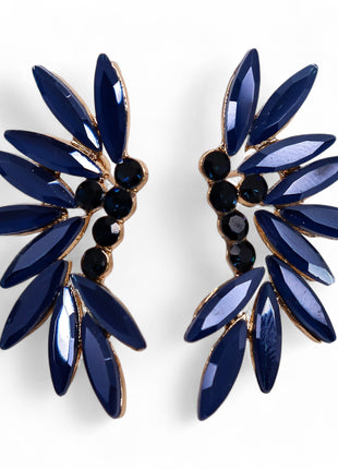 Royal Blue - Vintage Glass - Faries - Earrings