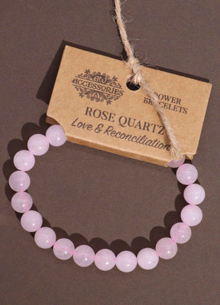 Power Bracelet - Rose Quartz