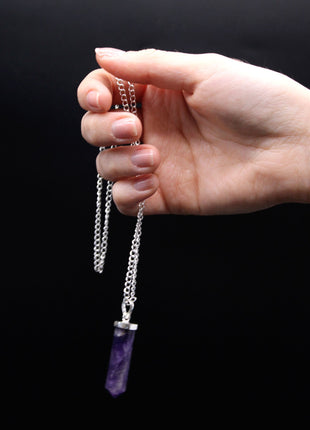 Gemstone Classic Point Pendant - Rose Quartz