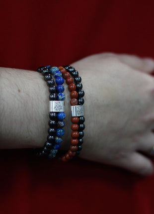 Magnetic Gemstone Bracelet - Sodalite