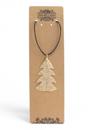 Necklace - Festive Fir - Gold