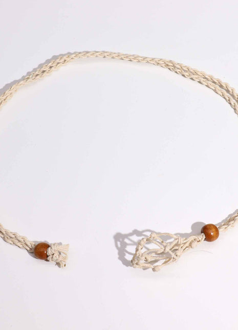 Crystal Gemstone Necklace Cord 45cm/18inch - Natural