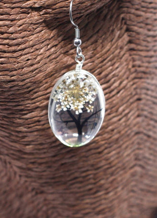 Pressed Flowers - Tree of Life set - White