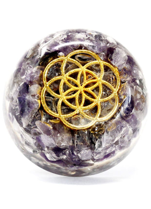 Orgonite Desk Power Packs - Amethyst Dome
