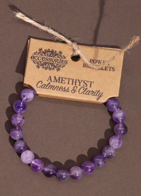 Power Bracelet - Amethyst