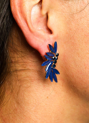 Royal Blue - Vintage Glass - Faries - Earrings