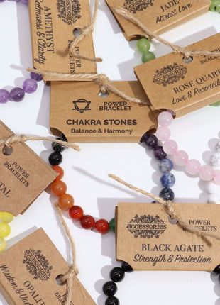 Power Bracelet - Rose Quartz