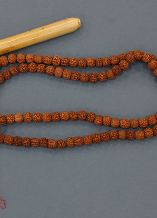 108 Rudraksha Mala - Brown