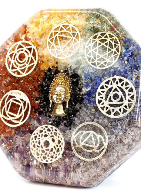 Orgonite Desk Power Packs - Buddha Chakra - Lrg