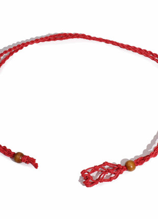 Crystal Gemstone Necklace Cord 45cm/18inch - Red