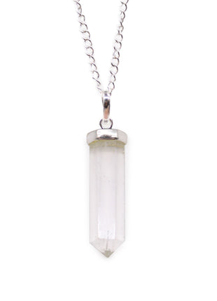 Gemstone Classic Point Pendant - Rock Quartz
