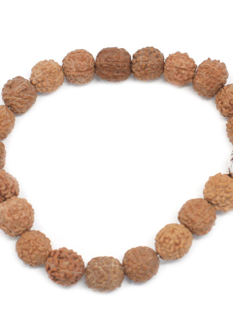 Rudraksha Buddah Bangle Mala - Natural