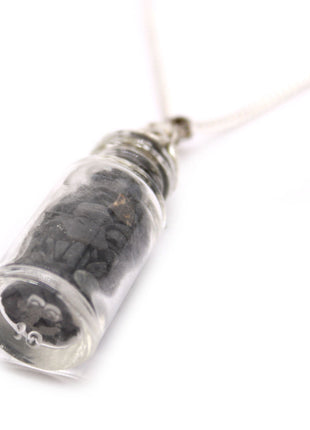 Bottled Gemstones Necklace - Black Onyx