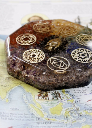 Orgonite Desk Power Packs - Buddha Chakra - Lrg