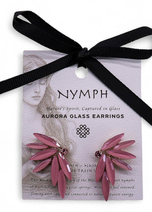 Soft Pink - Vintage Glass - Faries - Earrings