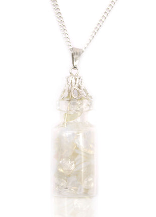 Bottled Gemstones Necklace - Opalite