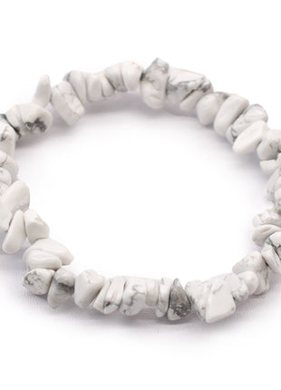 Chipstone Bracelet - White Jasper