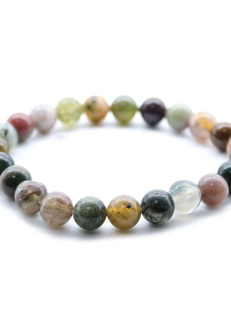 Power Bracelet - Moss Agate