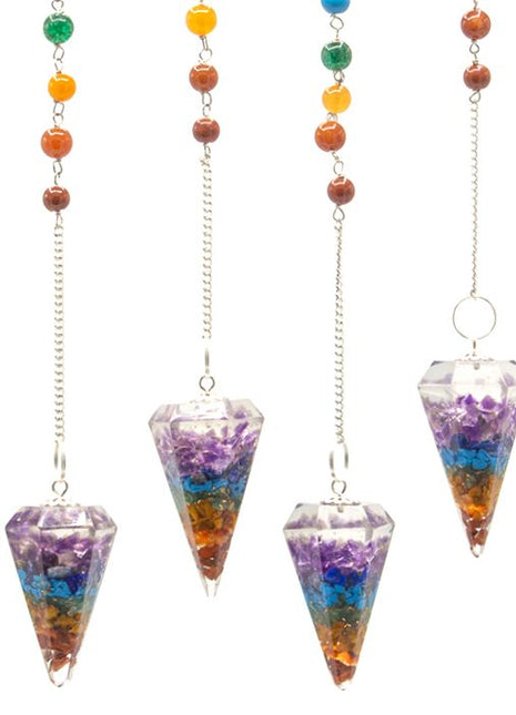 Orgonite Power Chakra Pendulum - Chakra