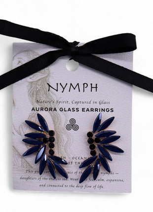 Royal Blue - Vintage Glass - Faries - Earrings