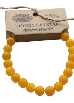 Power Bracelet - Honey Crystal