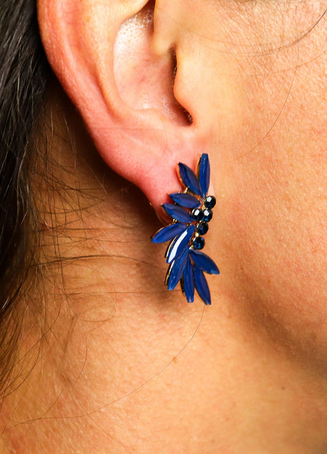Royal Blue - Vintage Glass - Faries - Earrings