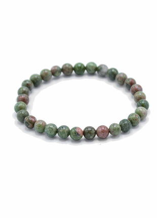 Gemstone Manifestation Bracelet - Green Jasper - Growth