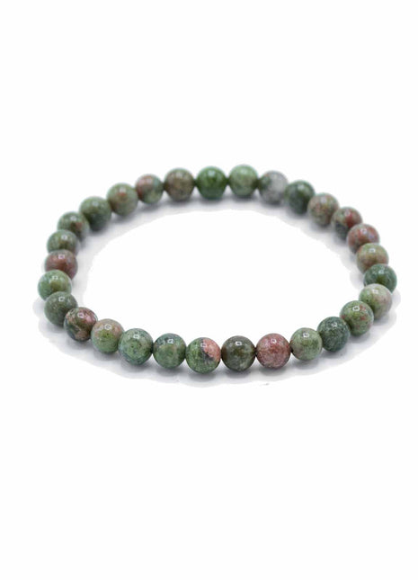 Gemstone Manifestation Bracelet - Green Jasper - Growth