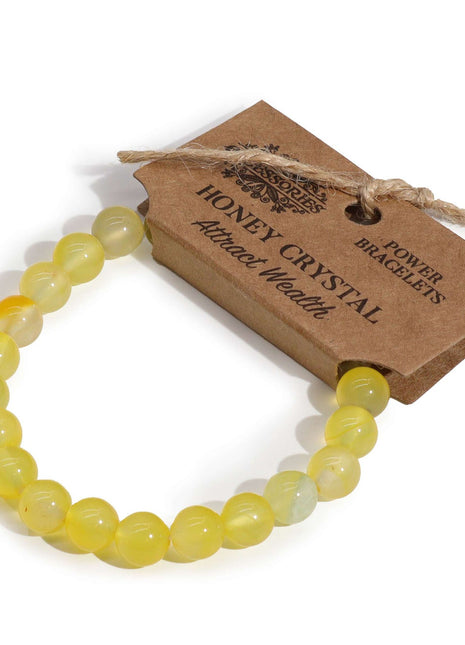 Power Bracelet - Honey Crystal