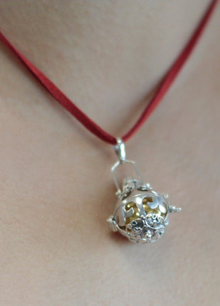 Silver Angel Bell - Magic - 18mm